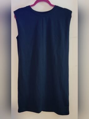 The Drop Mariana Sleeveless Black Shift Dress